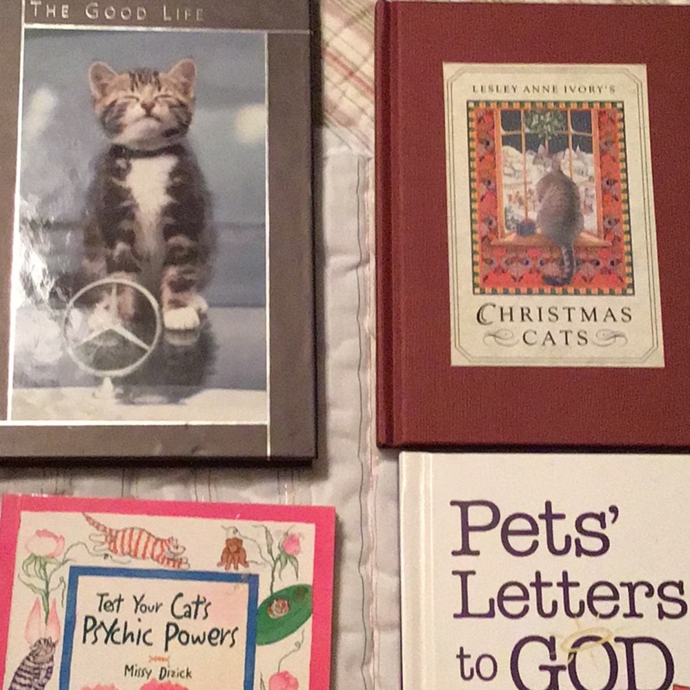 Books for the Cat/Pet Lover, set of 4